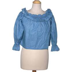 Vêtements Femme Blume Maternity jersey body-conscious dress in polka dot Pimkie Top Manches Longues  38 - T2 - M Bleu