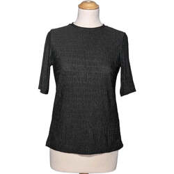Vêtements Femme Pulls & Gilets Zara top manches courtes  38 - T2 - M Noir Noir