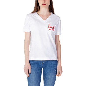 Vêtements Femme T-shirts manches courtes Love Moschino W 4 H91 01 M 3876 Blanc