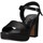 Chaussures Femme Sandales et Nu-pieds David Haron 107l/r santal Femme Noir Noir