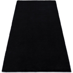 Tapis BUNNY noir IMITATION DE FOURRURE DE 200x290 cm
