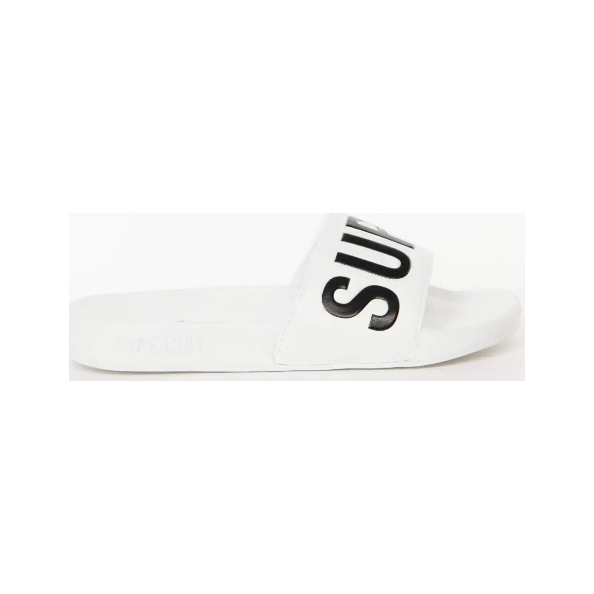 Chaussures Homme Claquettes Superdry Classic big logo Blanc