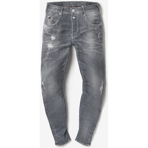 Vêtements Homme Jeans Les Tropéziennes par M Belarbi Alost 900/3 tapered arqué jeans destroy gris Gris