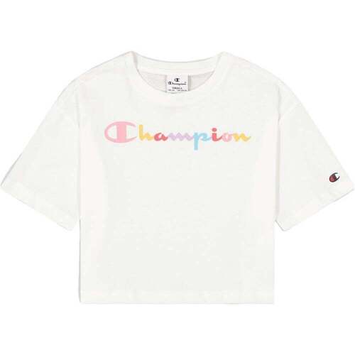 Vêtements Enfant Polos manches courtes Champion Classics COLOURS Blanc