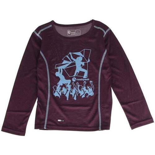 Vêtements Enfant Chemises manches courtes Neak Peak K-T-DORETA SHADOW PURPLE Violet
