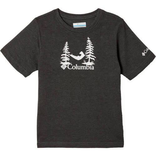 Vêtements Enfant Chemises manches courtes Columbia Toutes les chaussures Graphic Shirt Noir