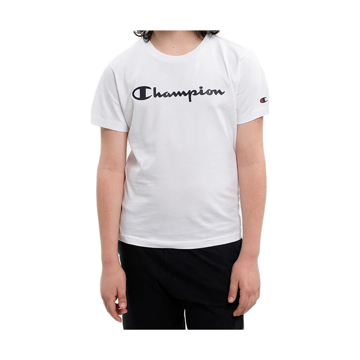 Vêtements Enfant Polos manches courtes Champion Classics RESPON Blanc