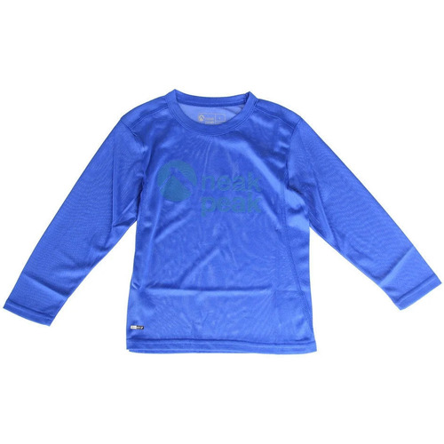 Vêtements Enfant Chemises manches courtes Neak Peak K-T-CARLIBE  SHINY BLUE Bleu