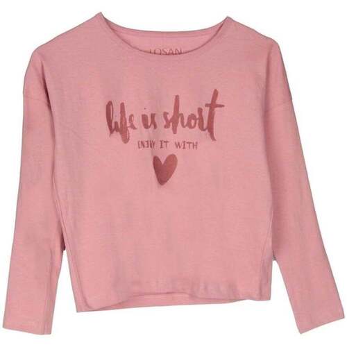 Vêtements Enfant Portefeuilles / Porte-monnaie Losan camiseta girl life Rose