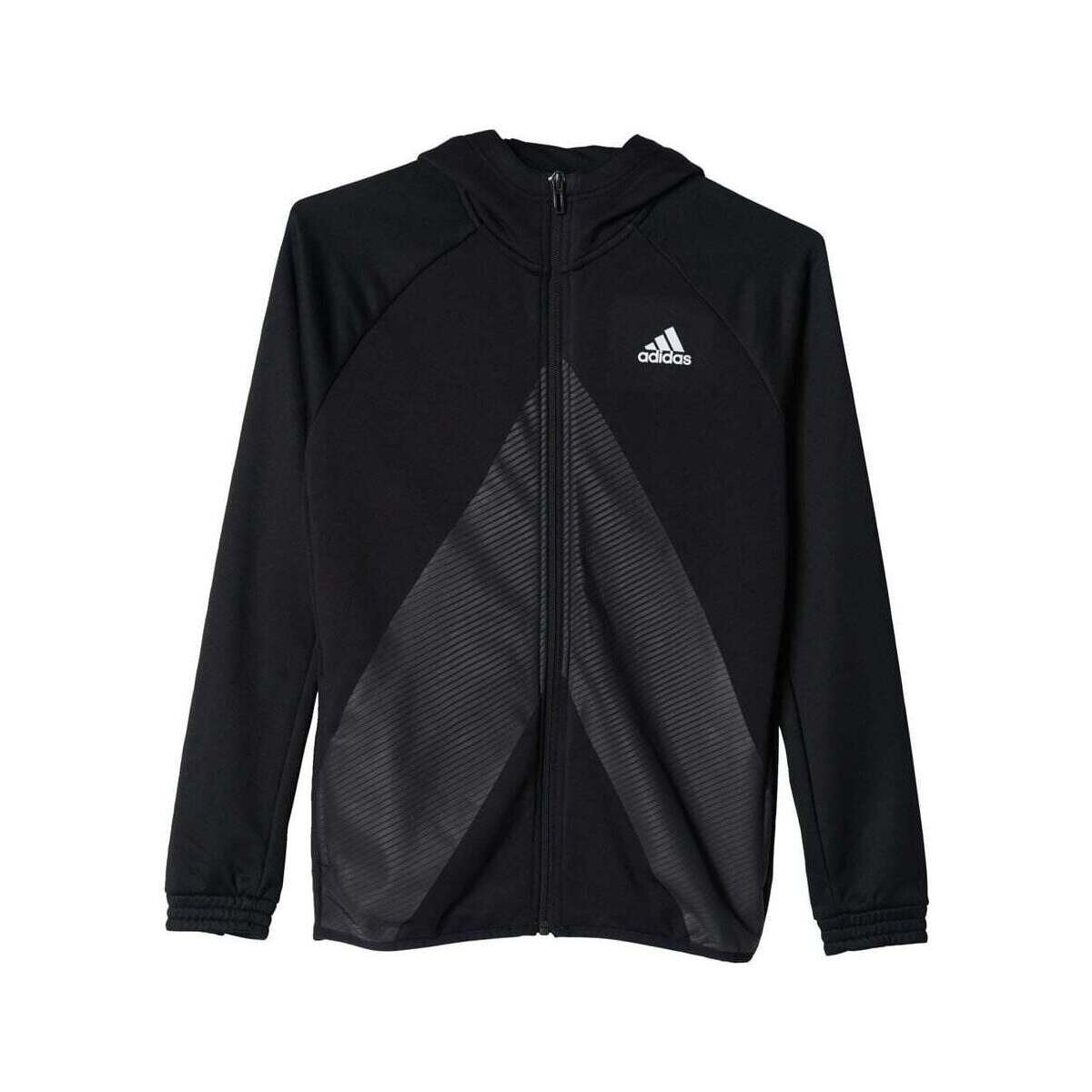 Vêtements Enfant Sweats adidas Originals YB ACE FZ HOOD Noir