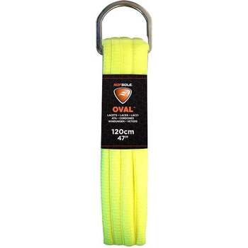 Accessoires Lacets Sof Sole OVAL 120 YELLOW NEON Jaune