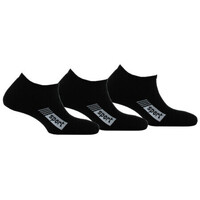 Accessoires Homme Mi-chaussettes De Randonnée Kindy Lot de 3 paires d'invisibles sport en coton Noir