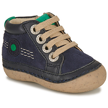 Chaussures Enfant Leather Boots Kickers SONISTREET Marine
