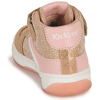 Kickers KICKALIEN Beige / Rose glitter