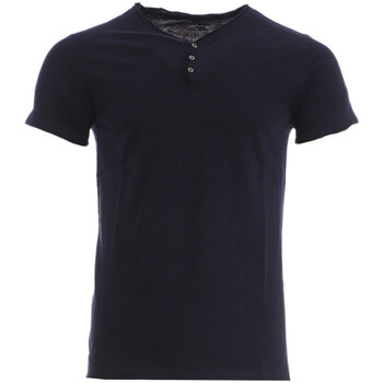 Vêtements Homme T-shirts manches courtes Apelo Navy Fz Cap Sweat MB-MATTEW Bleu