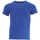 Vêtements Homme T-shirts manches courtes Mens Grey Sports Hoodie MB-MATTEW Bleu