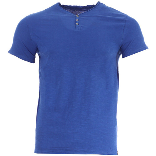 Vêtements Homme T-shirts manches courtes La Maison Blaggio MB-MATTEW Bleu