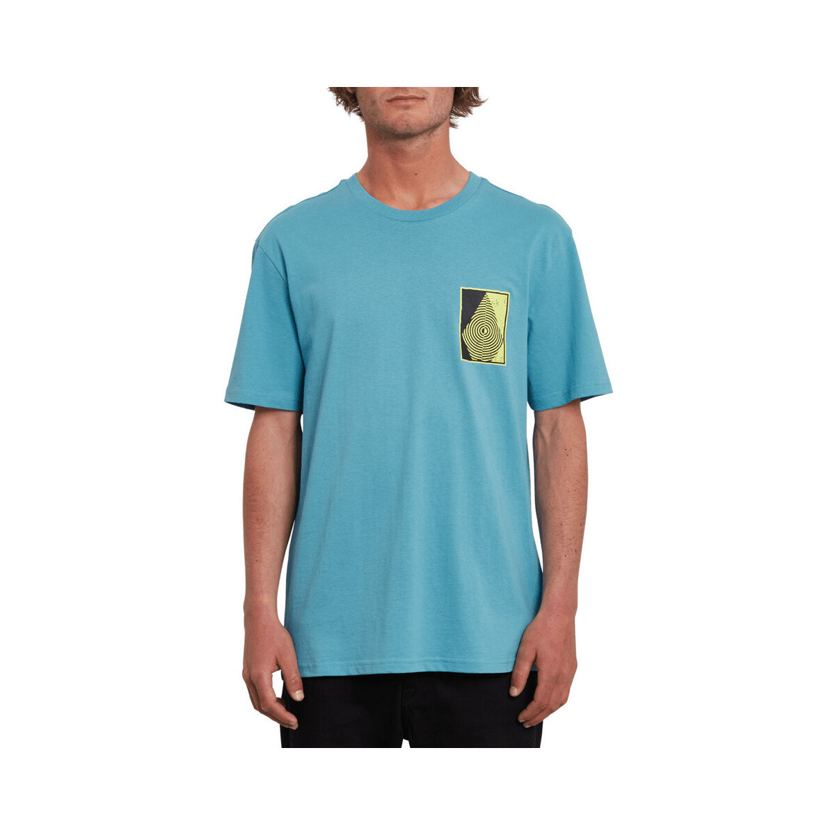 Vêtements Homme T-shirts manches courtes Volcom Poster Bsc Ss Niagara Bleu