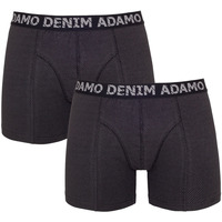 Sous-vêtements Homme Boxers Adamo Boxers coton JULIAN, lot de 2 Noir
