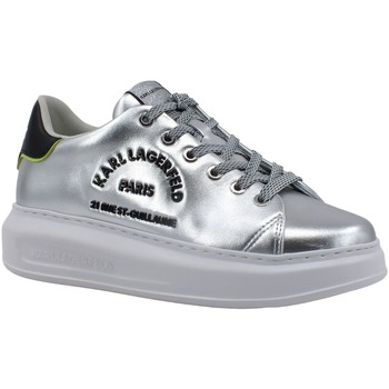 Chaussures Femme Bottes Karl Lagerfeld Kapri Metal Maison Sneaker Donna Silver KL62539D Argenté