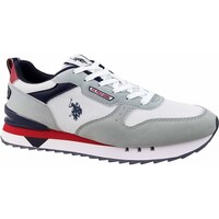 Chaussures Homme Baskets basses U.S long Polo Assn. BUZZY001LGRRED02 Blanc, Gris