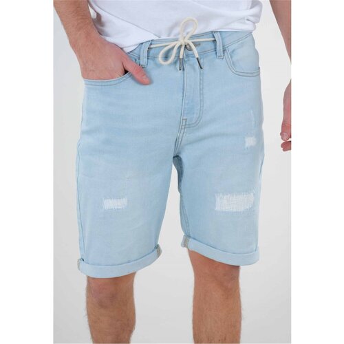 Vêtements Homme Shorts Mom / Bermudas Deeluxe Short FELIX Bleu