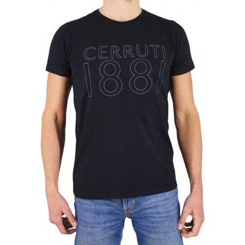 Vêtements Homme T-shirts manches courtes Cerruti 1881 Alda Noir