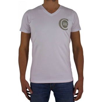 Vêtements Homme T-shirts dress manches courtes Cerruti 1881 Gargnano Blanc