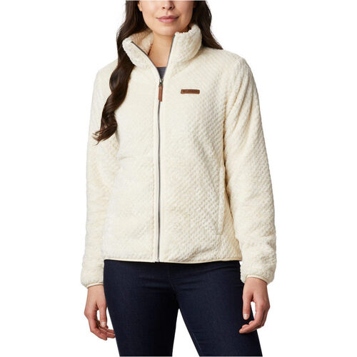 Vêtements Femme Sweats Columbia Fire Side II Sherpa FZ Blanc