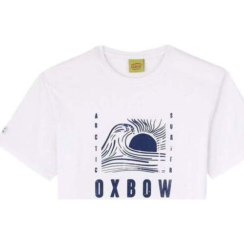 Vêtements Homme Polos manches courtes Oxbow O2TOCHEM tee shirt Blanc