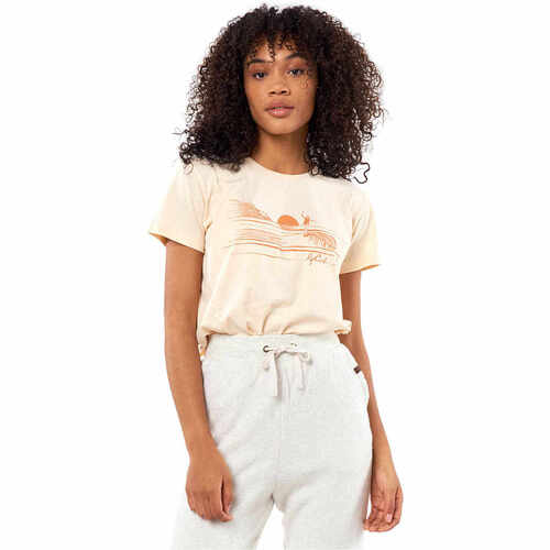 Vêtements Femme Brunello Cucinelli long-sleeved collarless shirt Rip Curl RE-ENTRY CREW NECK TEE Multicolore