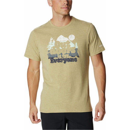 Vêtements Homme Chemises manches courtes Columbia M Alpine Way Graphic Tee Vert