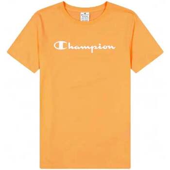 Vêtements Homme Court Club Patch Champion classic Crewneck T-Shirt Orange
