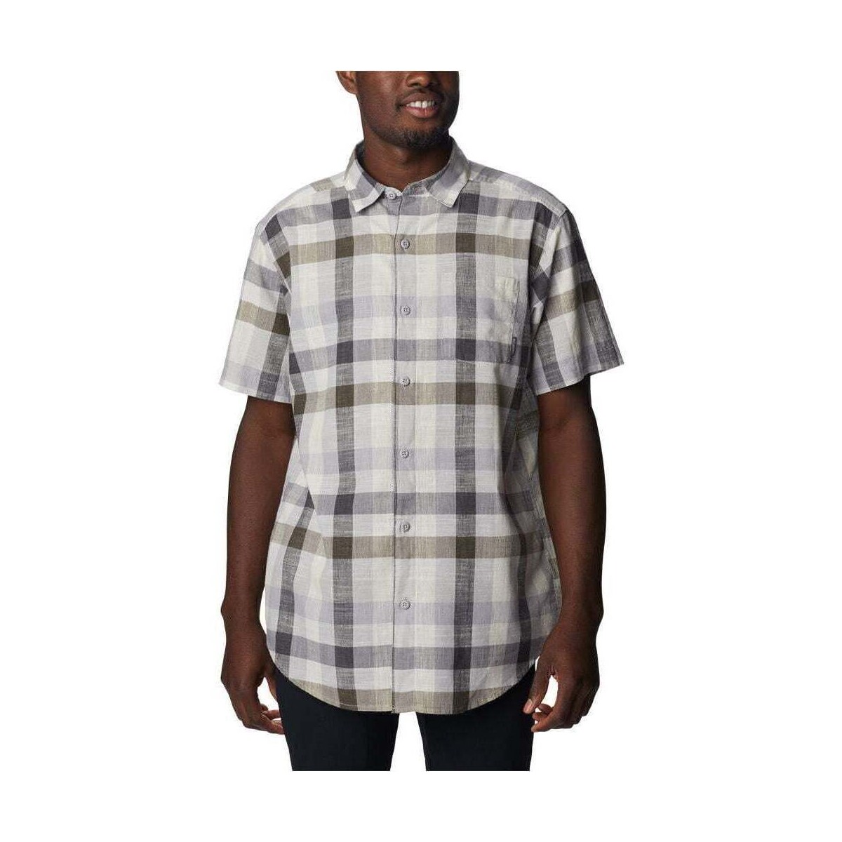 Vêtements Homme Chemises manches longues Columbia Under Exposure YD Short Sleeve Shirt Gris