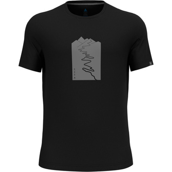 Odlo T-shirt crew neck s/s NIKKO TRAILHEAD Noir