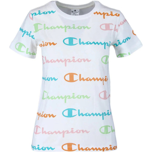 Vêtements Femme T-shirts manches courtes Champion Crewneck T-Shirt Blanc
