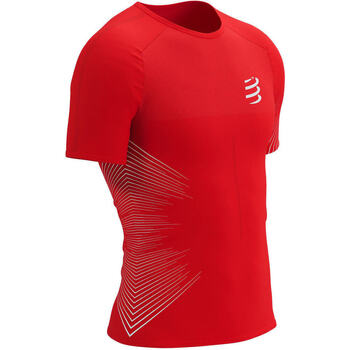 Vêtements Homme Chemises manches courtes Compressport Performance SS Tshirt M Rouge