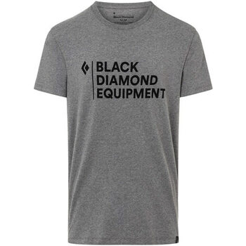 Vêtements Homme Chemises manches courtes Black Diamond M STACKED LOGO TEE Gris