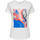 Vêtements Femme Polos manches courtes Jacqueline De Yong JDYTIBINA S/S PRINT TOP JRS EXP Blanc