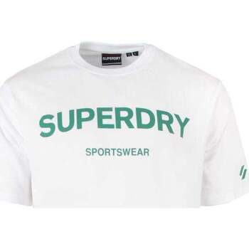 Vêtements Homme Polos manches courtes Superdry CODE CORE SPORT TEE Blanc