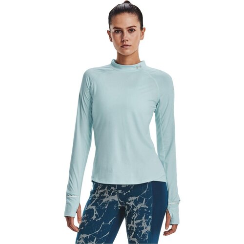 Vêtements Femme Chemises / Chemisiers Under ARMOUR Select UA OutRun the Cold LS Bleu