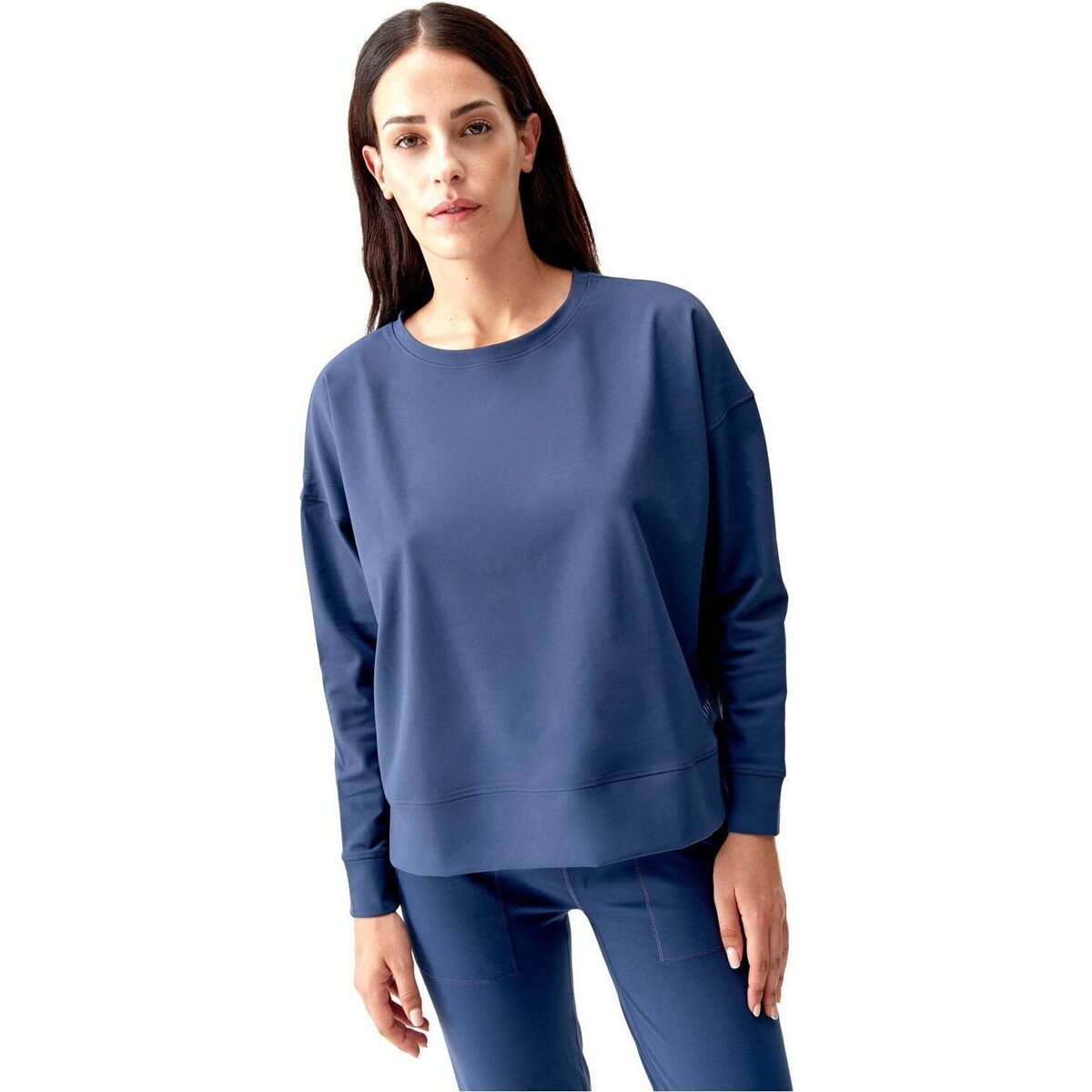 Vêtements Femme Sweats Born Living Yoga Sweatshirt Daba Bleu