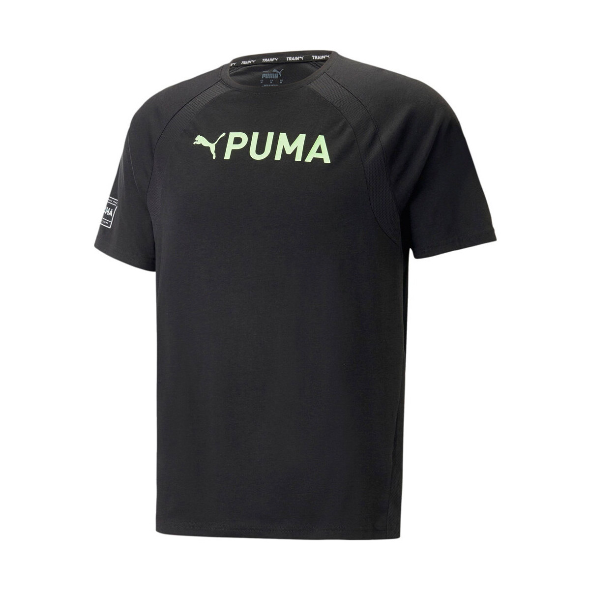 Vêtements Homme Chemises manches courtes Puma FIT ULTRABREATHE TRIBLEND TEE Noir