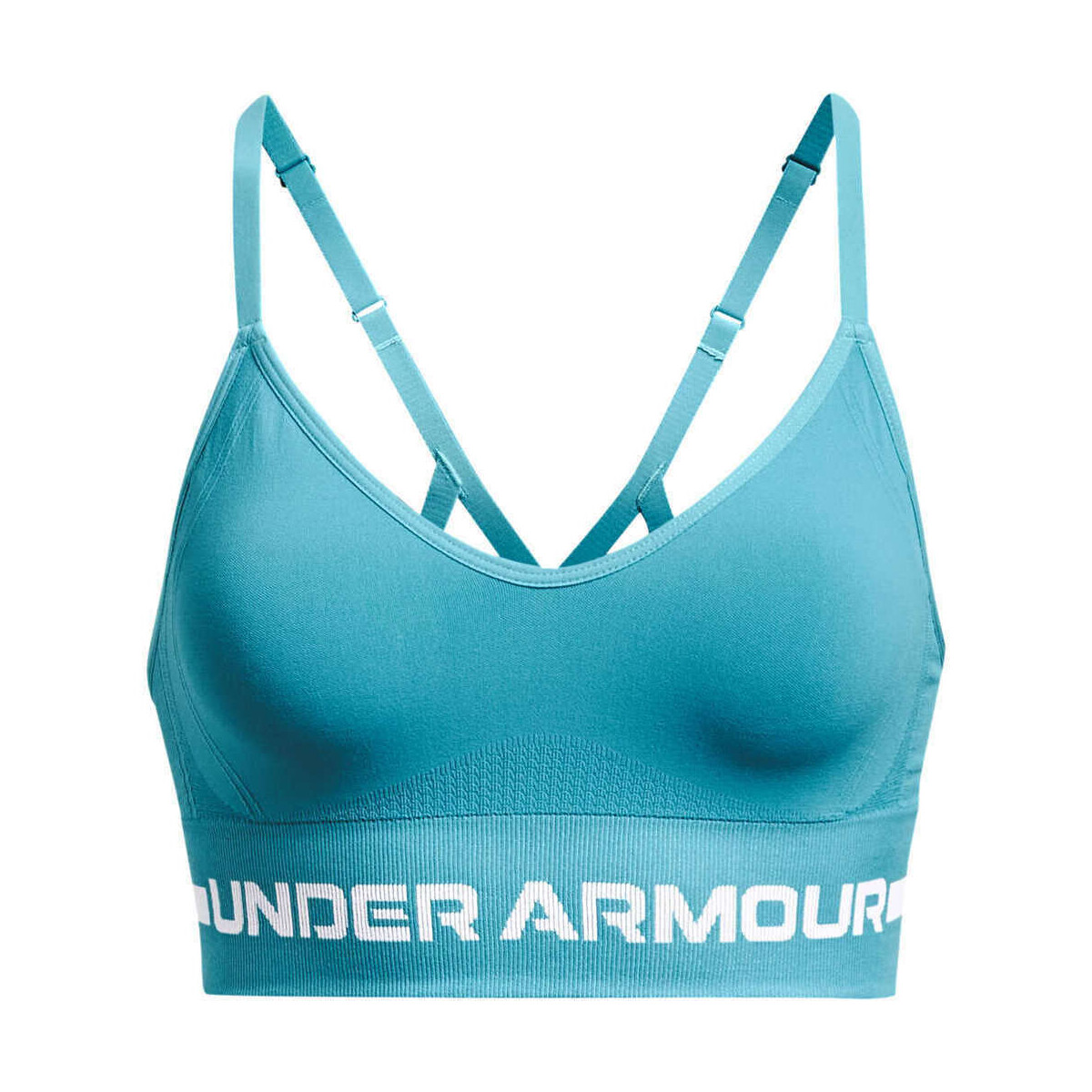 Vêtements Femme Sweats Under Armour UA Seamless Low Long Bra Bleu
