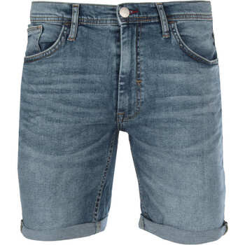 Vêtements Homme Shorts / Bermudas Veste Denim Coton Délavée Denim Shorts Bleu
