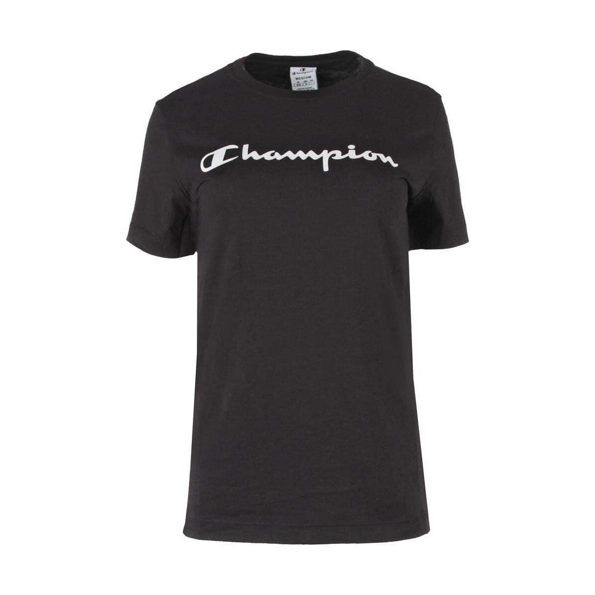 Vêtements Femme Polos manches courtes Champion Crewneck T-Shirt Noir