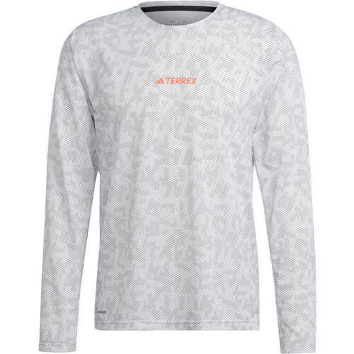 Vêtements Homme Chemises manches courtes adidas for Originals TRAIL LS GFX Blanc