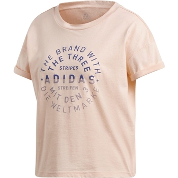 Vêtements Femme T-shirts manches courtes adidas Originals EMBLEM TEE Rose