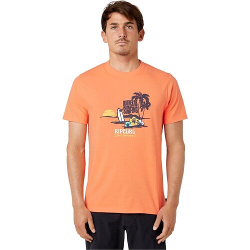 Vêtements Homme Obey Eyes Of 2 Ανδρικό T-Shirt Rip Curl FRAMED TEE Orange