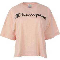 Vêtements Femme Polos manches courtes Champion Crewneck T-Shirt Rose